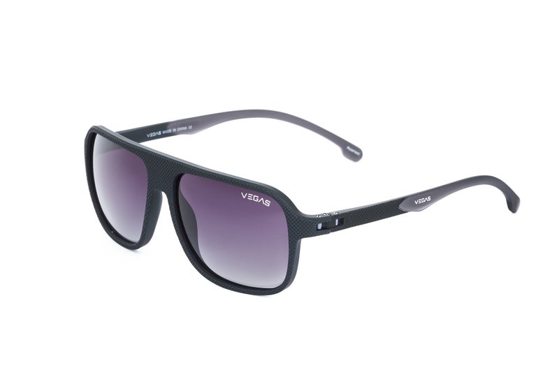 VEGAS Full Rim Shield Men Grey  Sunglasses V3007 C2 - Image 1